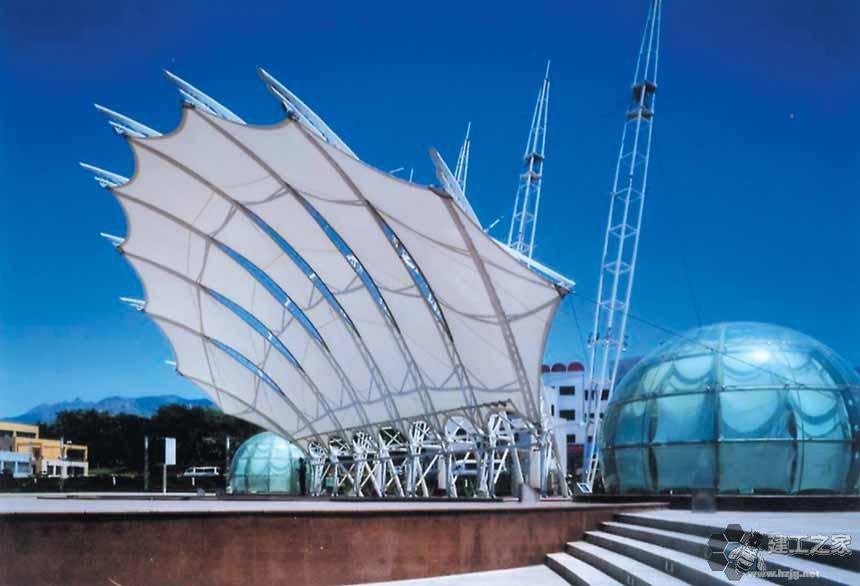 图们车棚膜结构网架